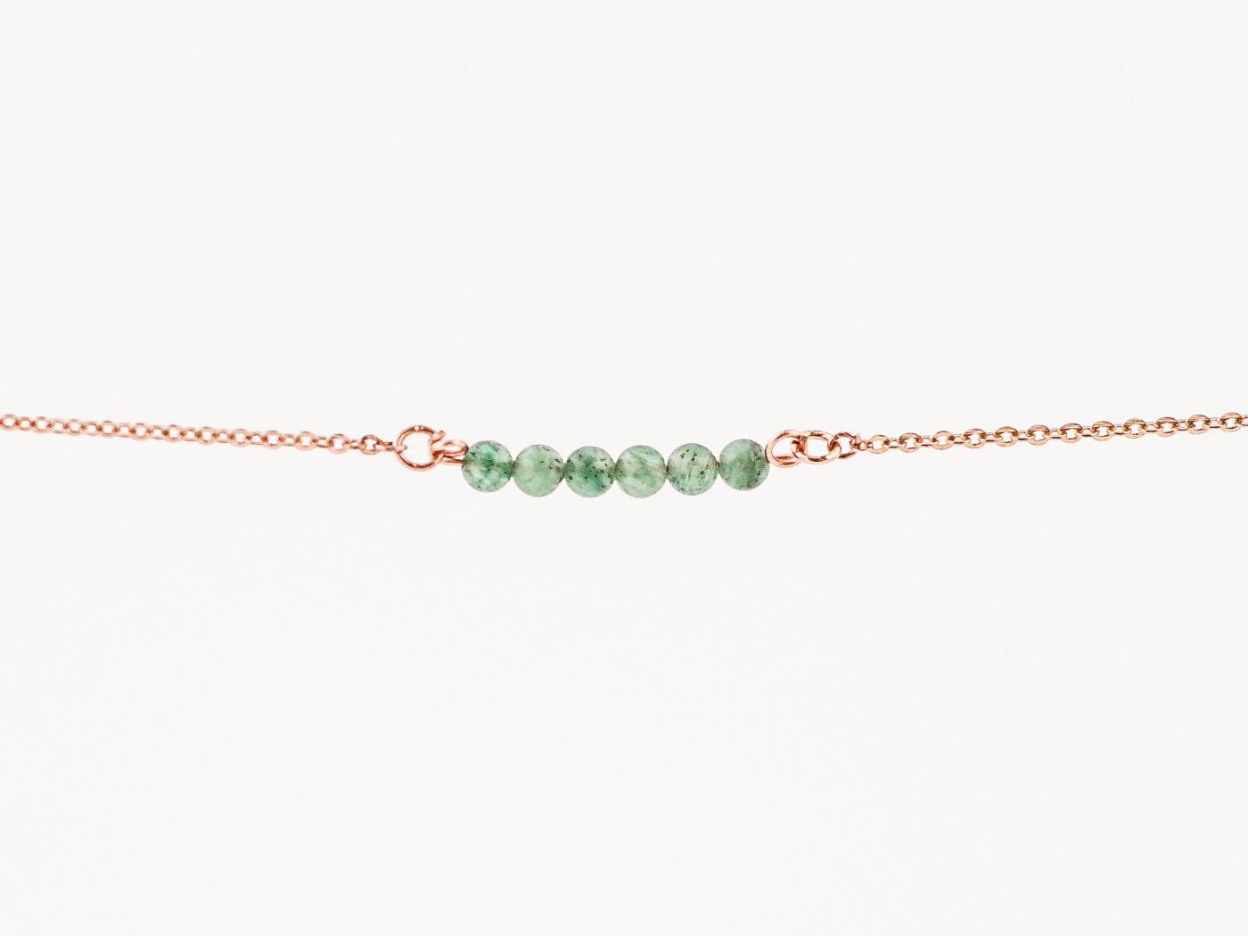 Stainless Steel Moss Agate Minimalist Choker, Bracelet, Gemstone Necklace, Anklet, Handmade Jewelry