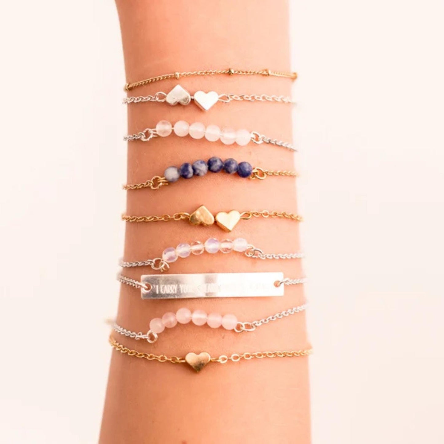 Minimalist Lapis Lazuli Stainless Steel Necklace: Gemstone Choker, Handmade Anklet, Dainty Bracelet, Wisdom Stone