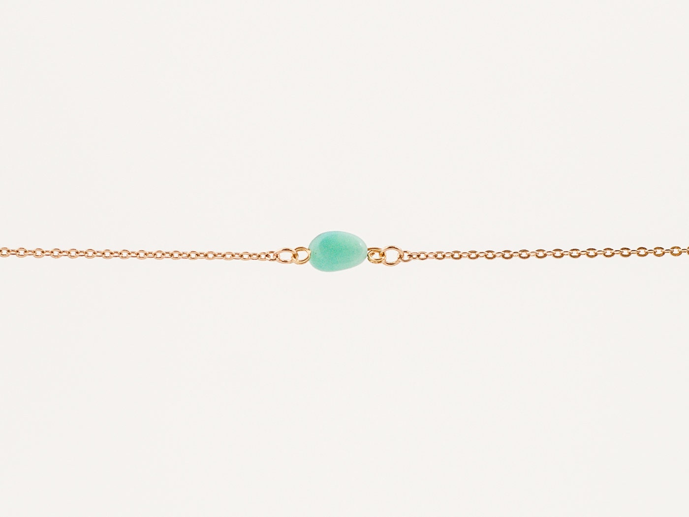 Stainless Steel Amazonite Minimalist Bracelet: Gemstone Necklace. Choker. Anklet. Handmade Jewelry